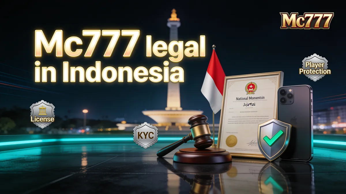Apakah MC777 Tower Legal dan Aman di Indonesia? untuk pemain di Indonesia